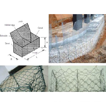 Gabion / Stone Cages / Gabion Boxs Wire Cage Rock Wall